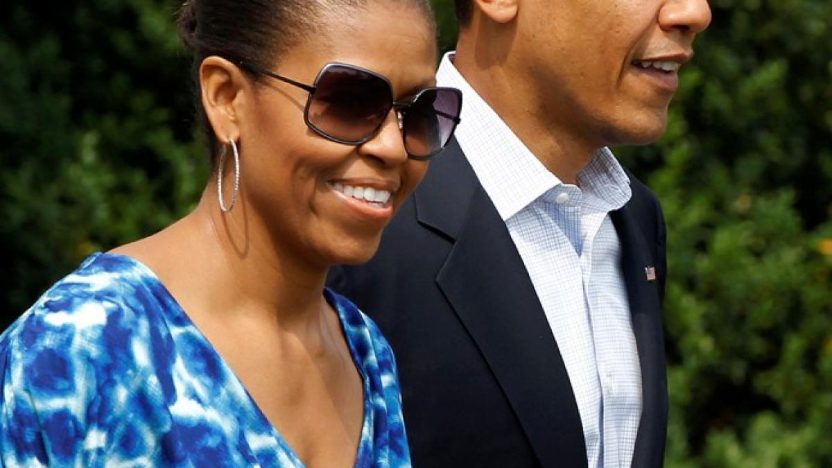 Michelle Obama poartă rochii de 30 de dolari.