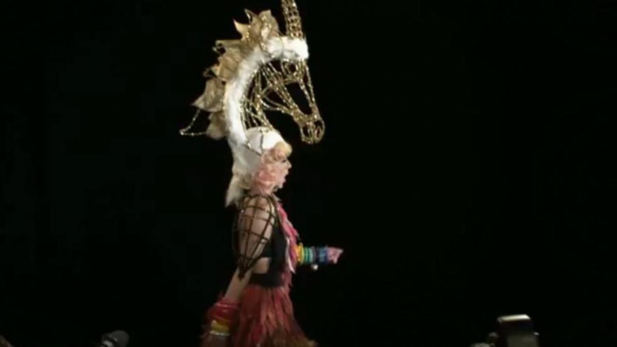 O parodie a cântăreţei Lady Gaga face senzaţie pe internet.