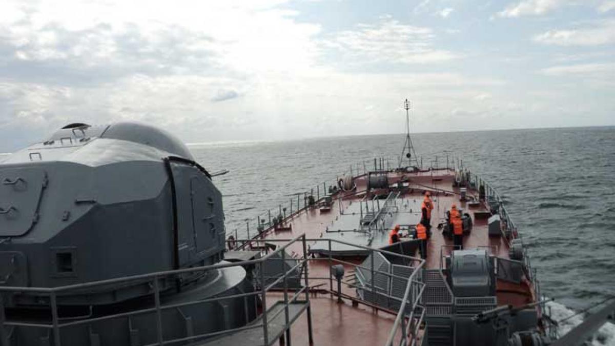 Marinarii sovietici decedaţi pe distrugătorul “Moscova”, comemoraţi de nava Yamal