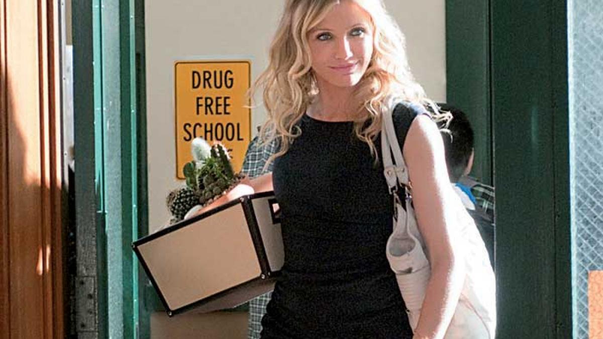 Cameron Diaz,  ce mai buuuună profă