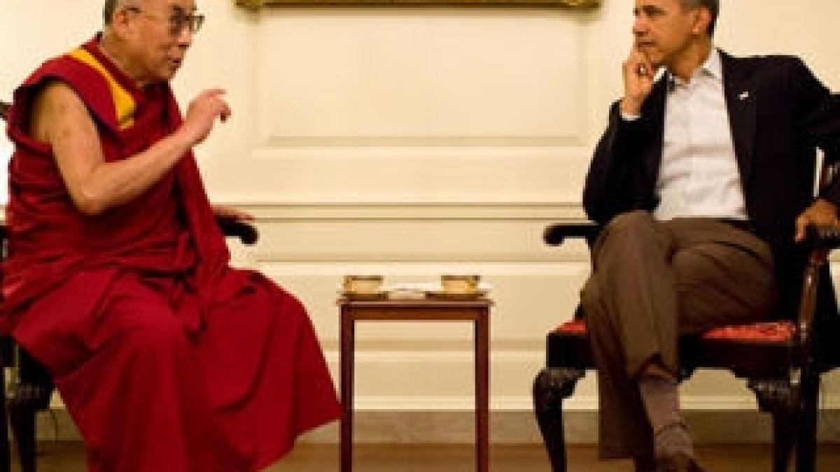 Barack Obama s-a întâlnit cu Dalai Lama, în ciuda protestelor Chinei