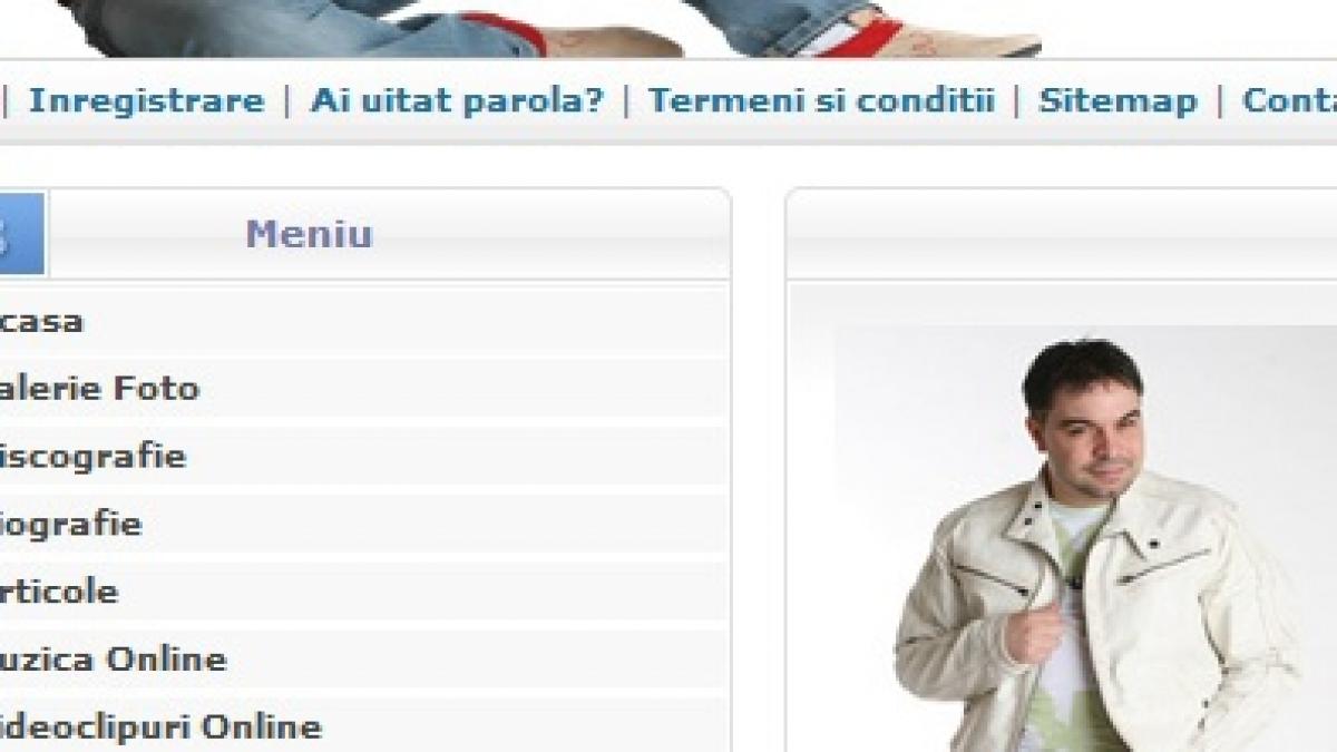 Site-ul cântaretului de manele Florin Salam, spart de hackeri