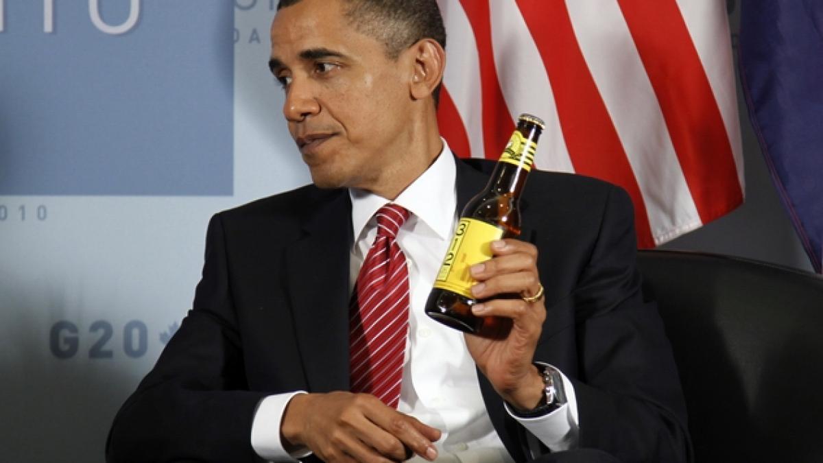 Obama are producţia proprie de bere la Casa Albă. Află cui i-a dat de băut!