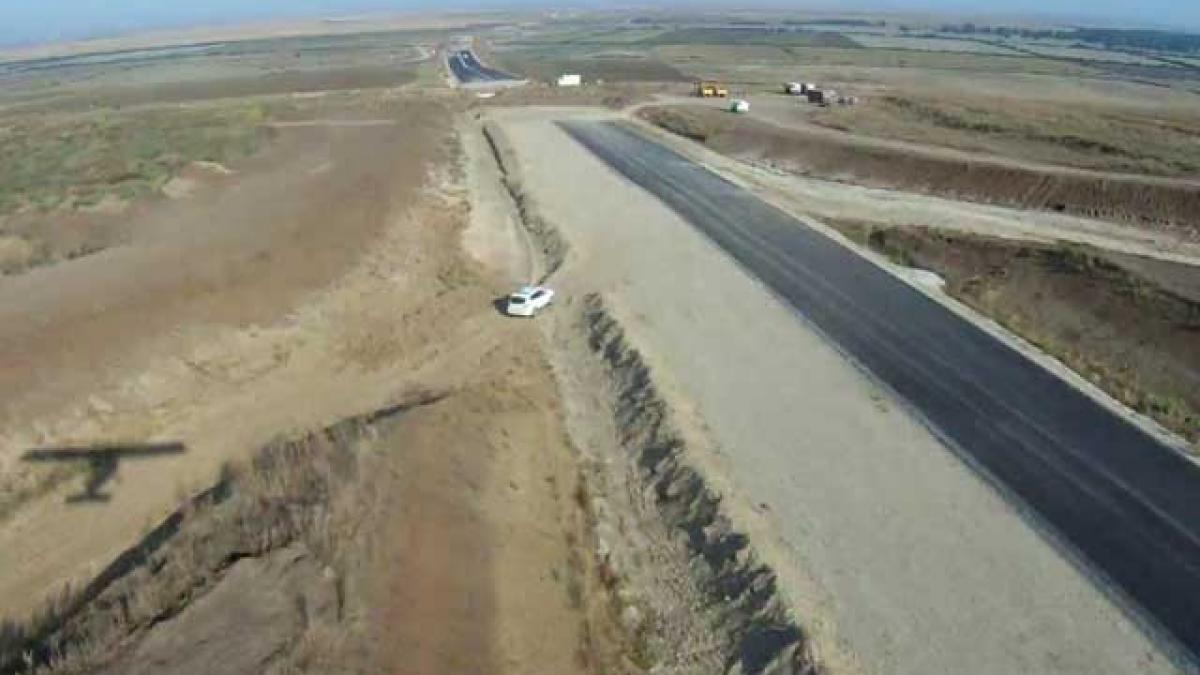 Autostrada Arad – Timişoara. Vezi cum arată autostrada cu doua luni înainte de finalizare (VIDEO)