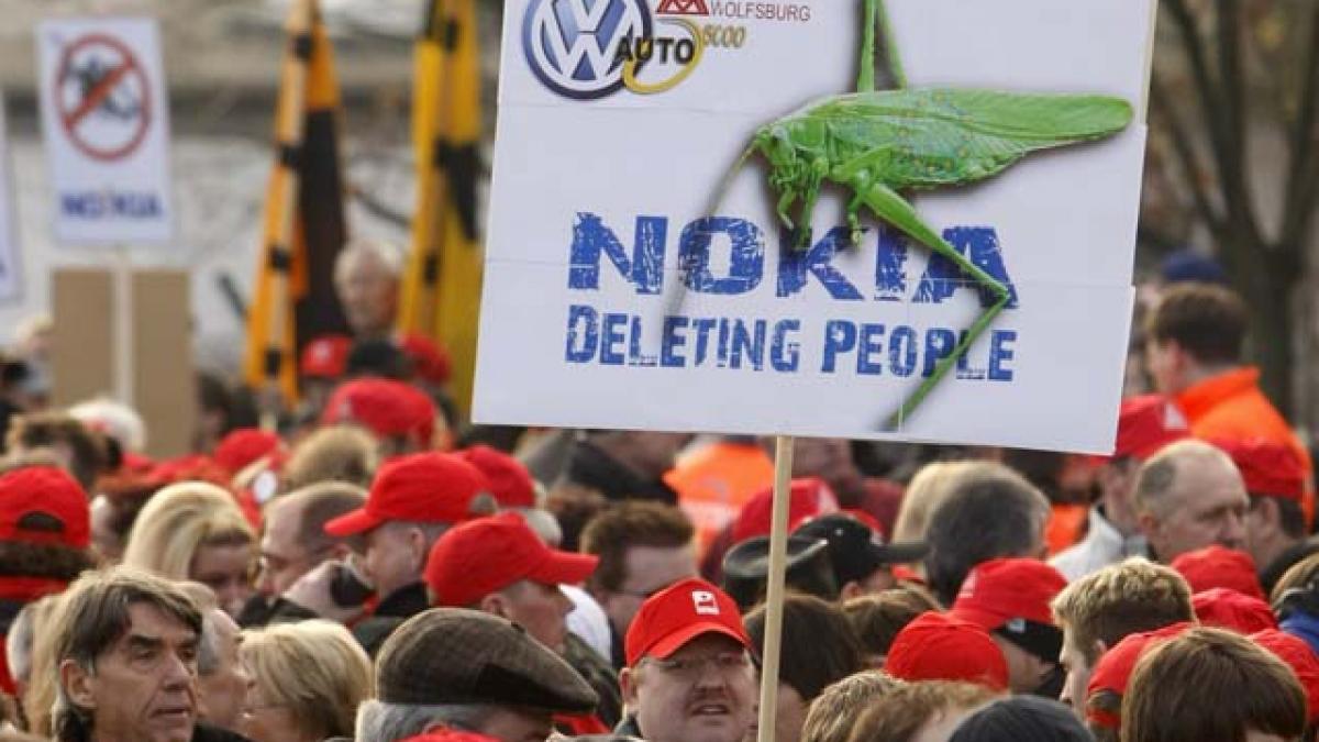 Nokia va concedia în total 3.500 de oameni din România, Germania şi SUA până în 2012