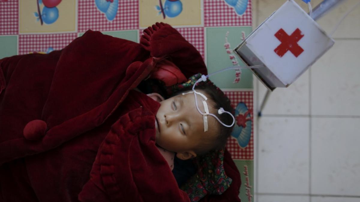 Foamete crâncenă în Coreea de Nord. Medic: "Nu am mai văzut aşa ceva nici în Ethiopia" (GALERIE FOTO)