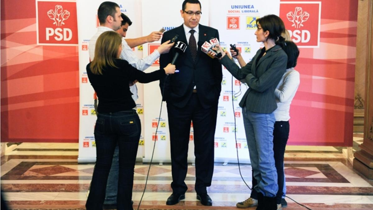 Ponta: Există probabil membri USL care vor folosi pretextul Geoană pentru a pleca