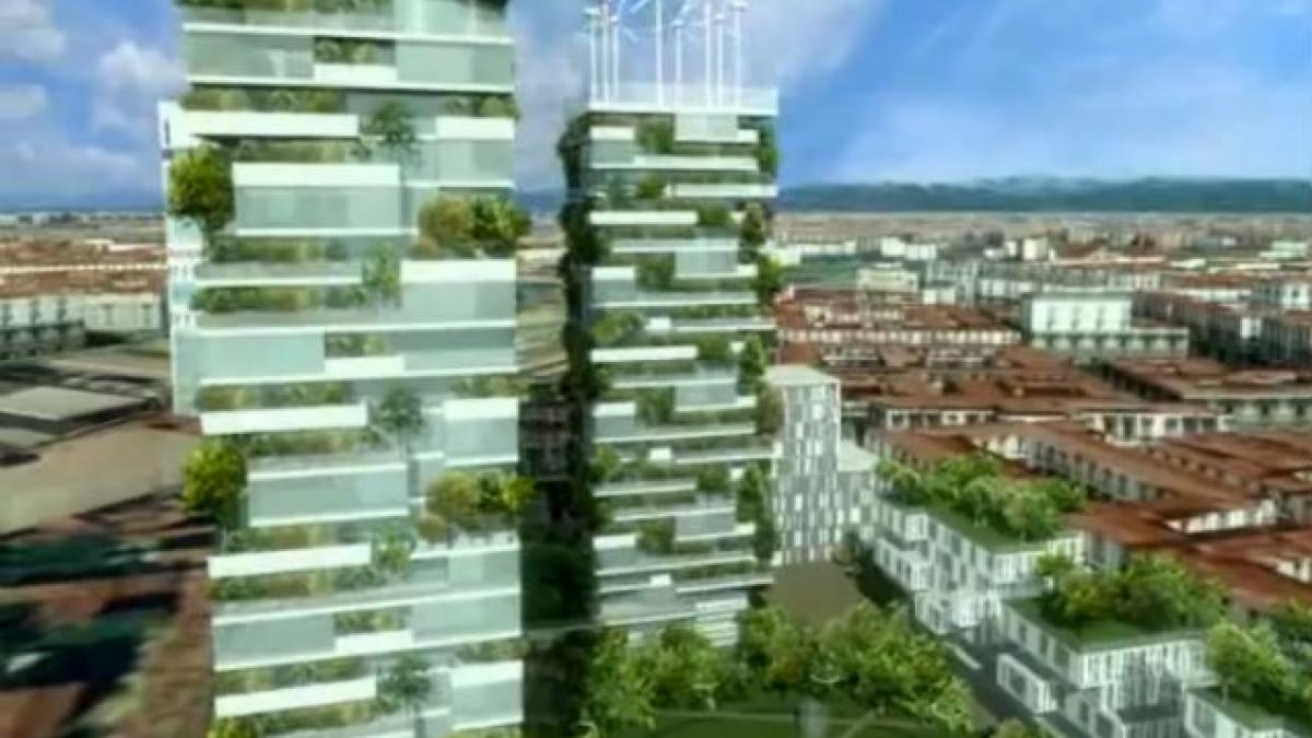 Prima pădure verticală din lume, la Milano (VIDEO)