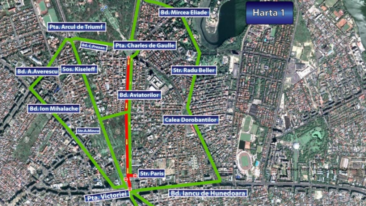 Mitingul sindicatelor restricţionează traficul din Capitală. VEZI RUTE OCOLITOARE
