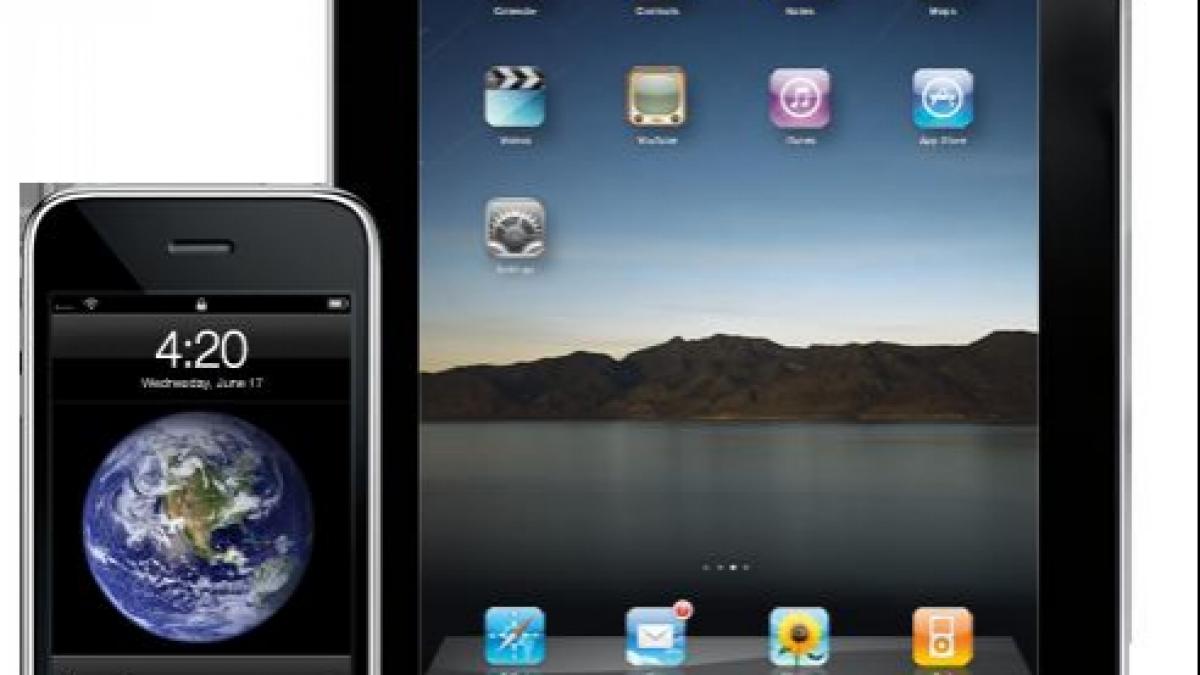 Apple şi-a dublat vânzările de iPhone şi iPad