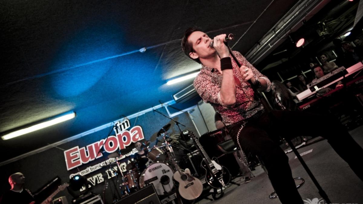 Stefan Bănică a făcut un show incendiar în garajul EUROPA FM