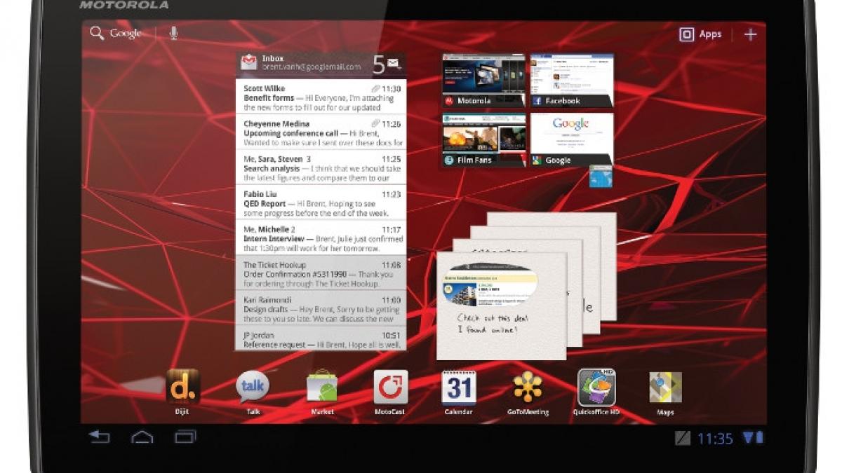 Motorola Xoom 2, exclusiv la Orange