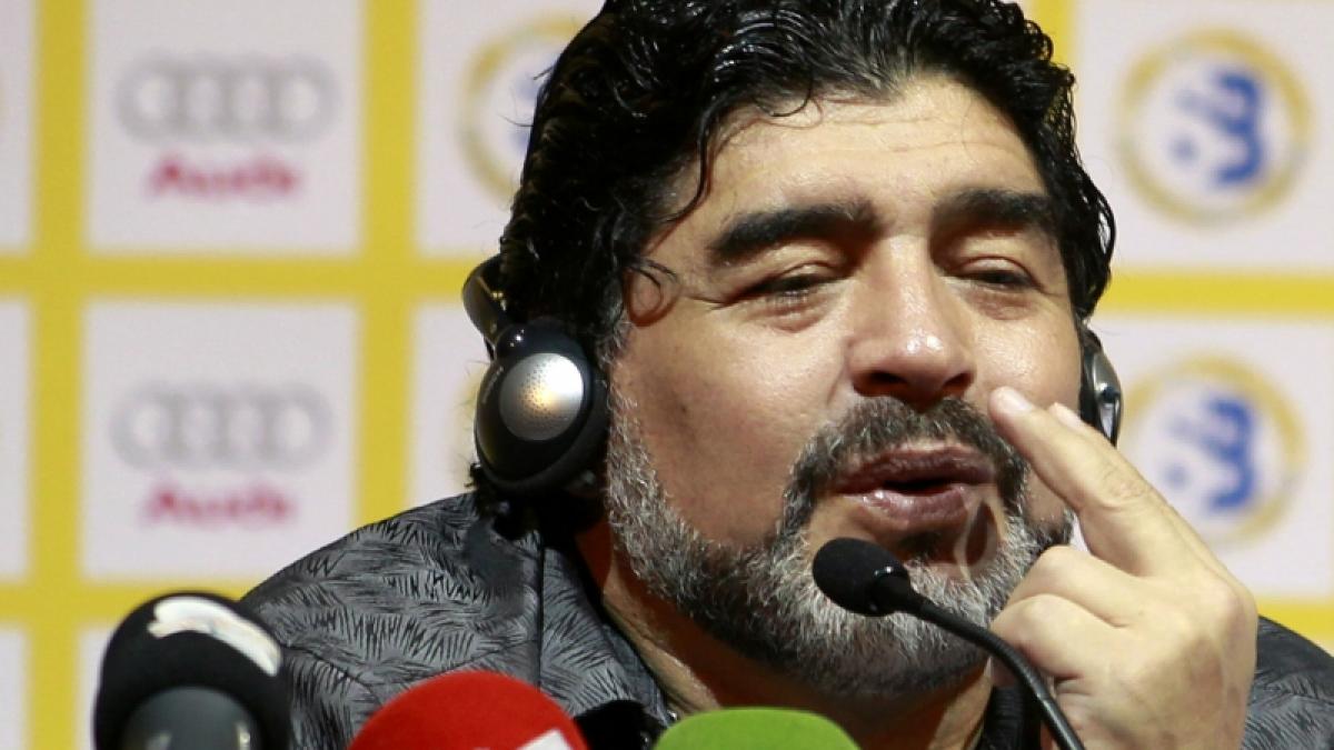 Maradona despre Olăroiu: "E un golan"!
