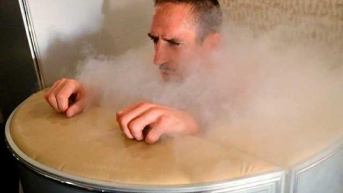 Ce antrenament? Ribery se simte cel mai bine la aburi!