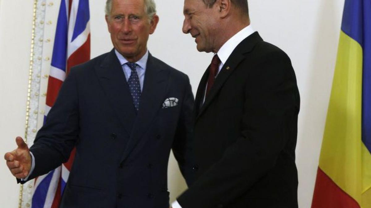 Băsescu l-a primit la Palatul Cotroceni pe Prinţul Charles