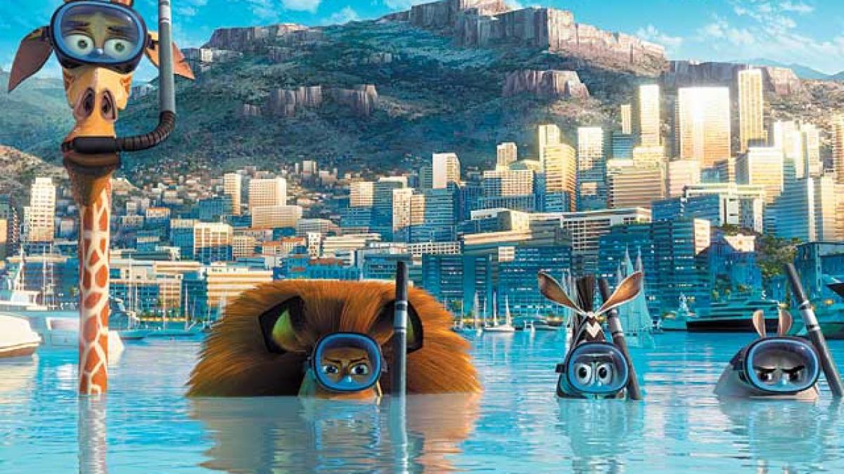 Madagascar 3: noi aventuri, în Europa