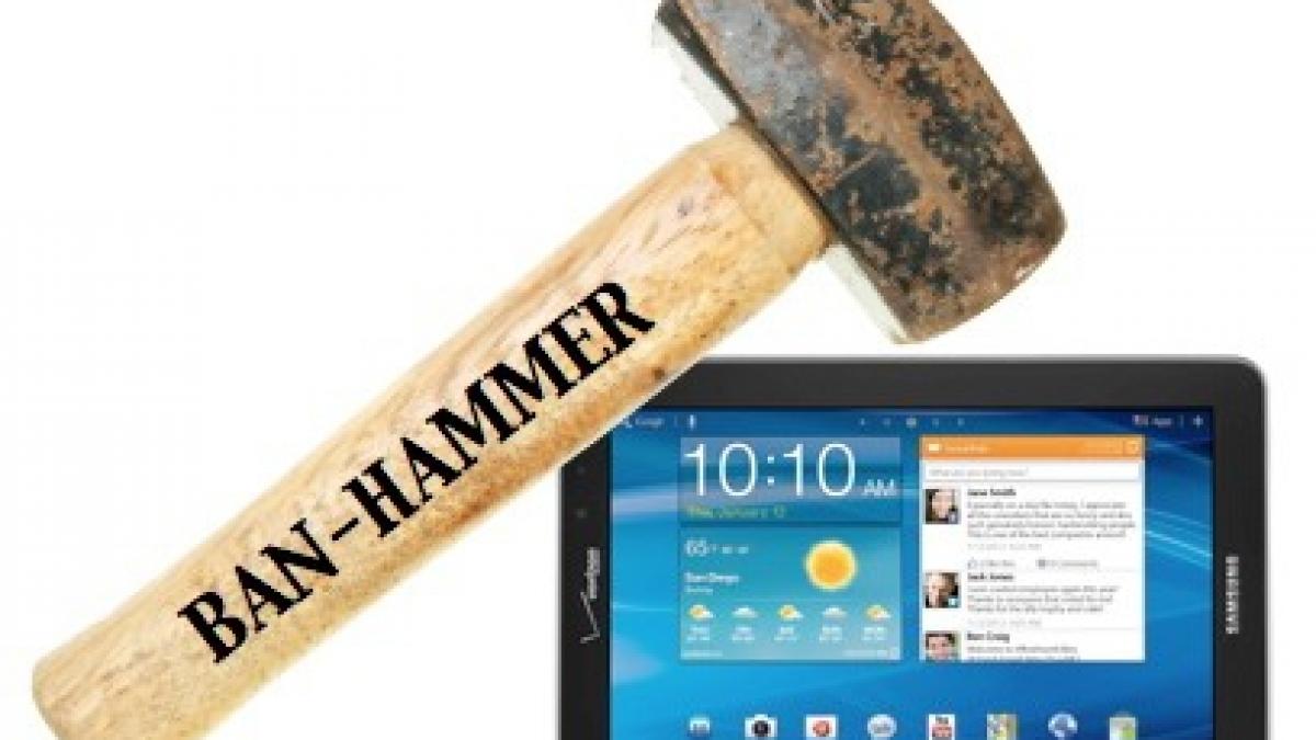 Tableta Samsung Galaxy Tab 7.7, interzisa in UE
