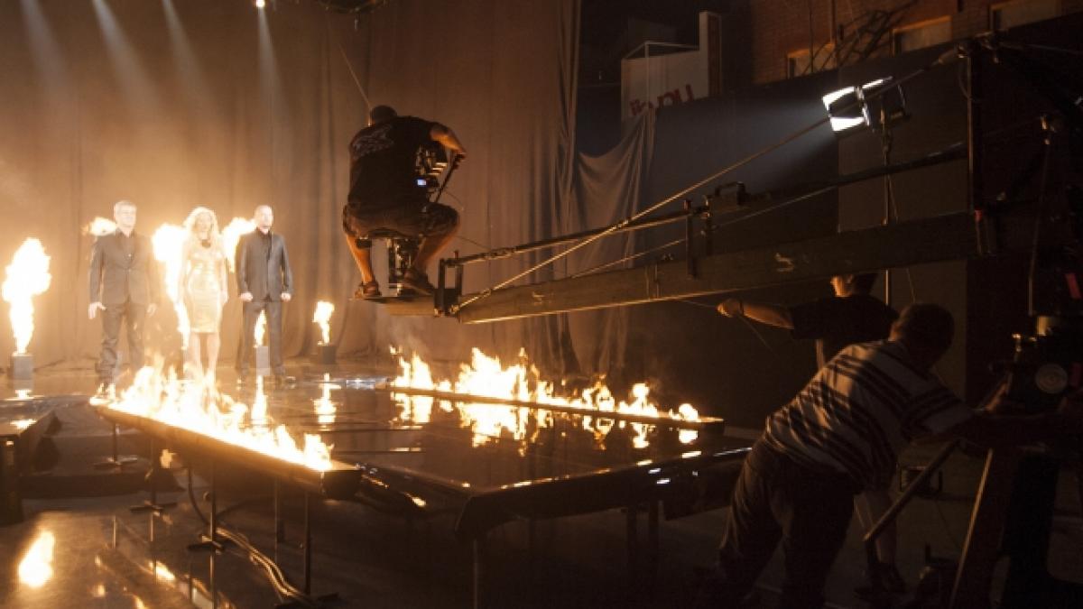 Juriul X Factor în flăcări! Imagini spectaculoase!