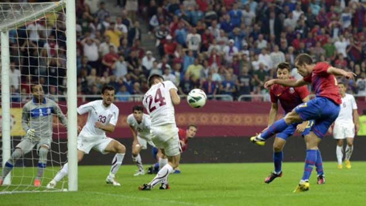 Steaua a darâmat Rapidul la ultima fază a meciului, 1-0. Victorie după 10 ani şi 6 minute