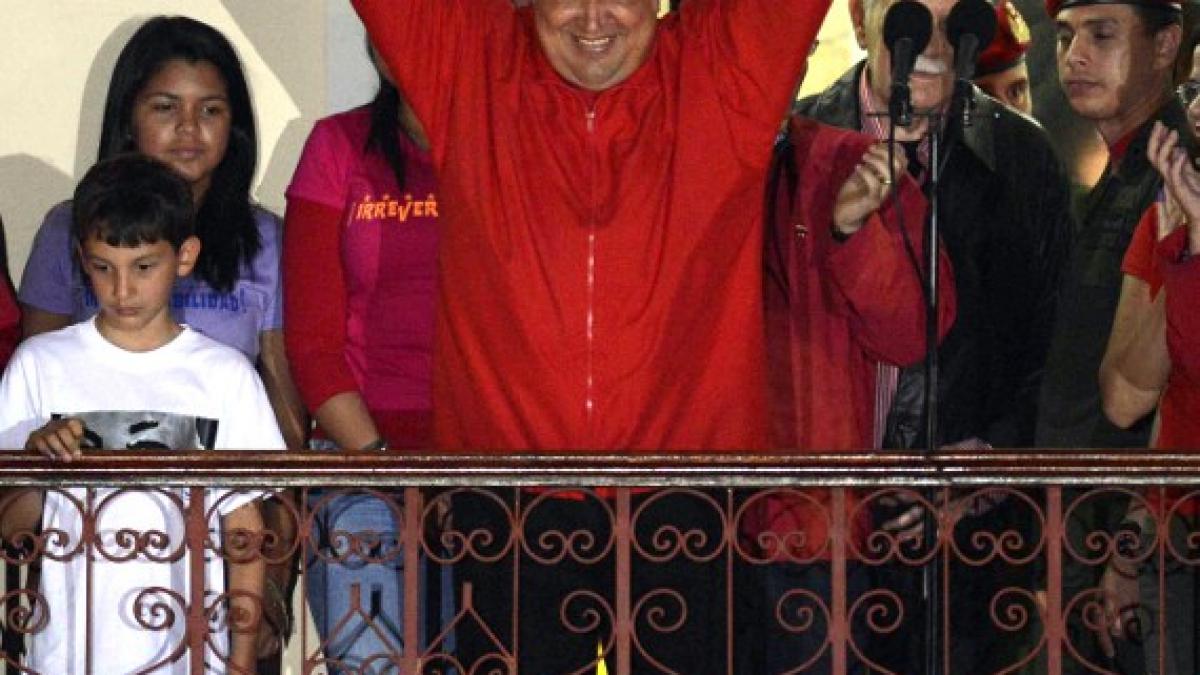 Hugo Chavez, reales președintele Venezuelei, după numărarea a peste 90% din buletinele de vot 