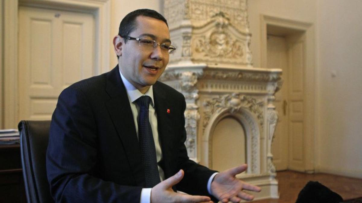 Ponta: Orice ban pe care îl dăm la Oltchim, este imediat blocat de creditori
