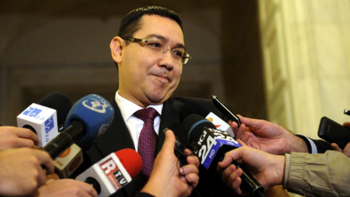 Ponta şi-a depus candidatura pentru un nou mandat de parlamentar de Gorj