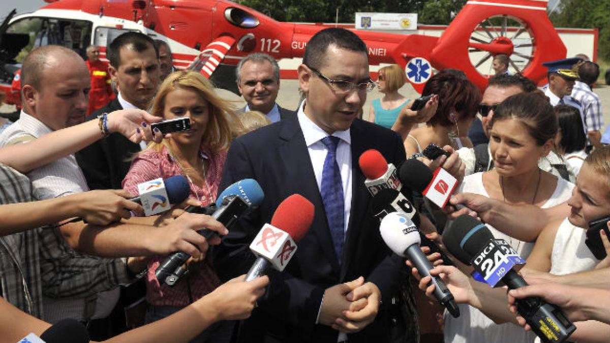Victor Ponta: "Nu mă întâlnesc prin cârciumi cu Băsescu"