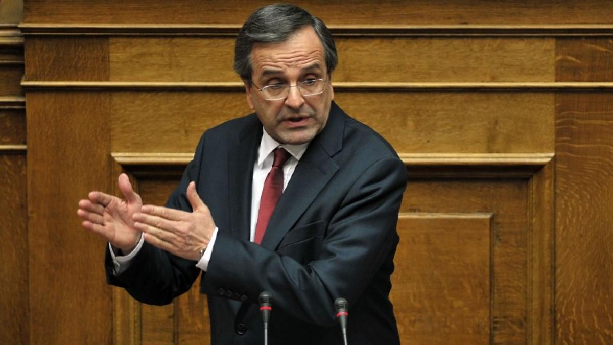 Antonis Samaras: Este ameninţată stabilitatea zonei euro!