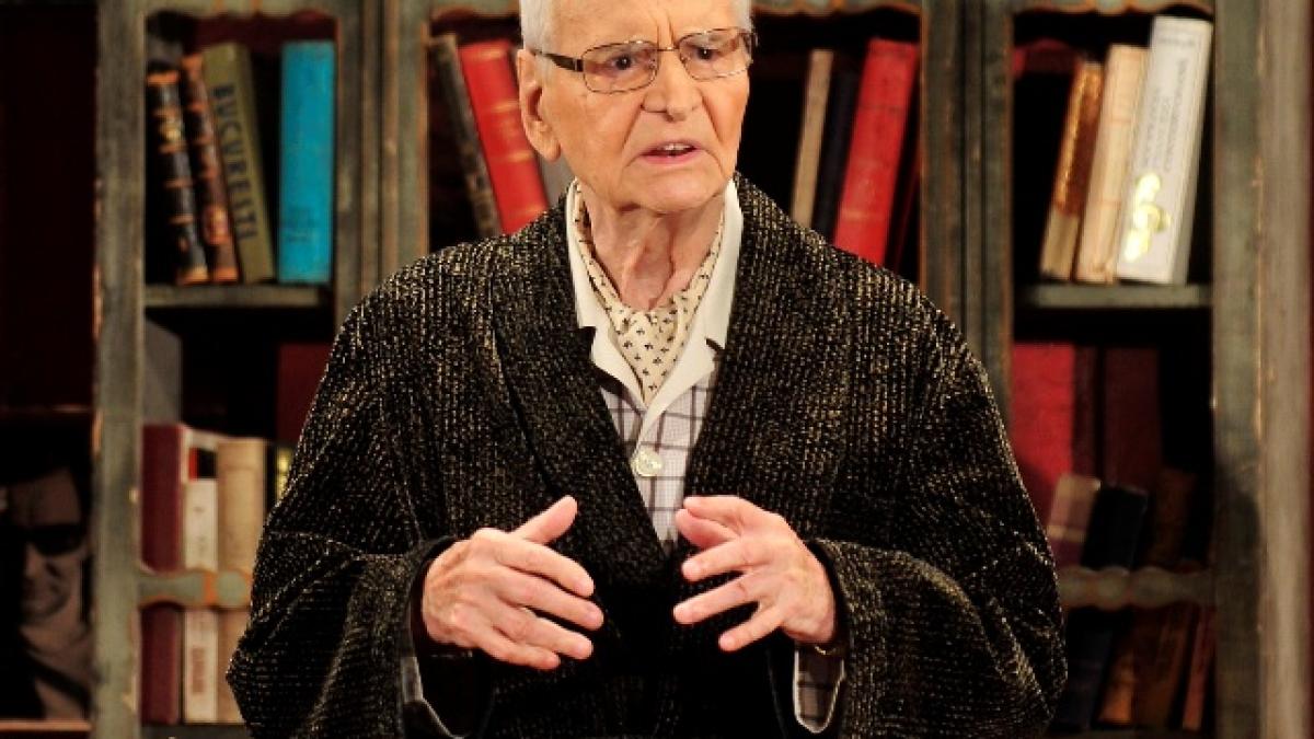 EXCLUSIV Mesajul emoţionant al maestrului Radu Beligan, la moartea "fiului de suflet", Şerban Ionescu