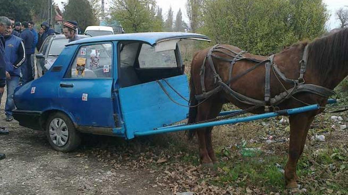 Dacia 1300, tunată ecologic, cu un cal putere! (FOTO)