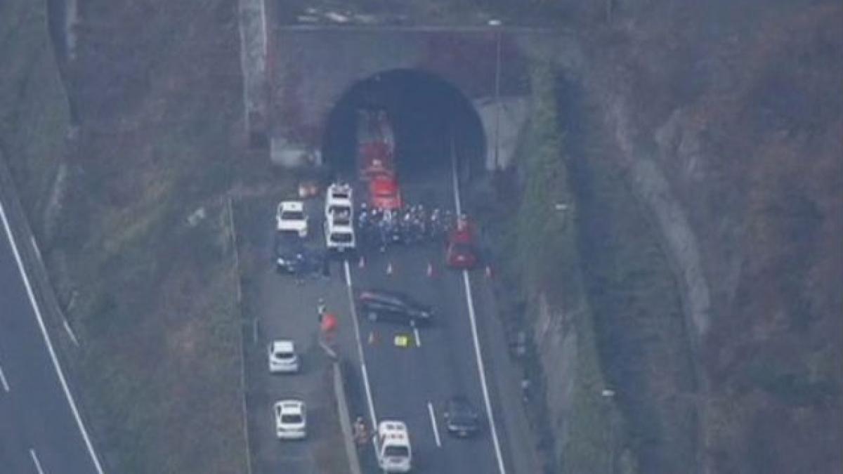 accident tunel prabusit japonia sasago