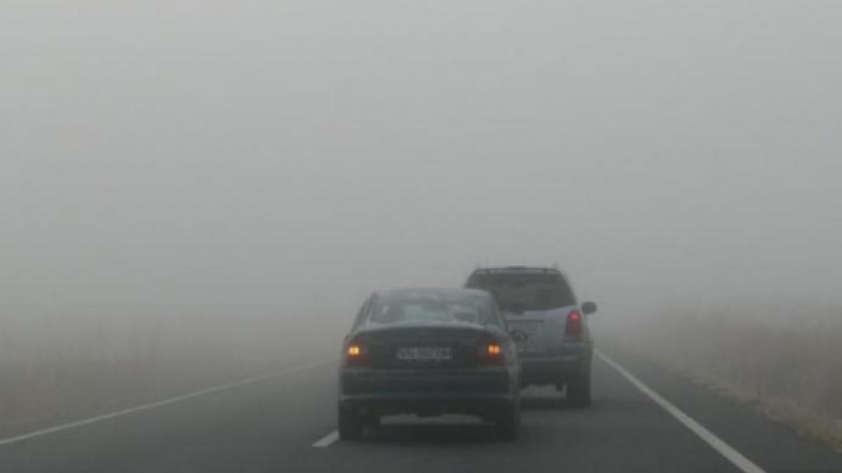 COD GALBEN de ceaţă în mai multe judeţe. Vezi zonele afectate