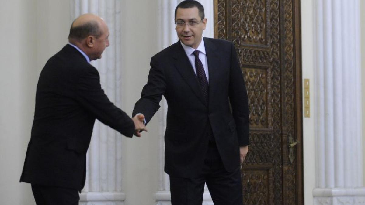 Ponta - Băsescu, prima întâlnire din 2013, la Cotroceni