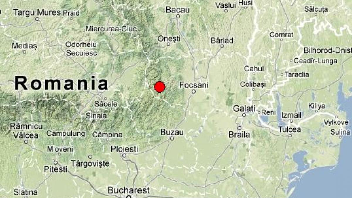 Un nou cutremur a zguduit Vrancea. Seismul s-a produs la o adâncime de 85 de kilometri