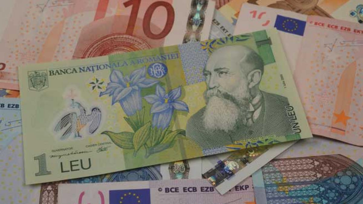 JP Morgan întăreşte leul Euro a coborât la 4,3364 lei, nivelul de acum un an