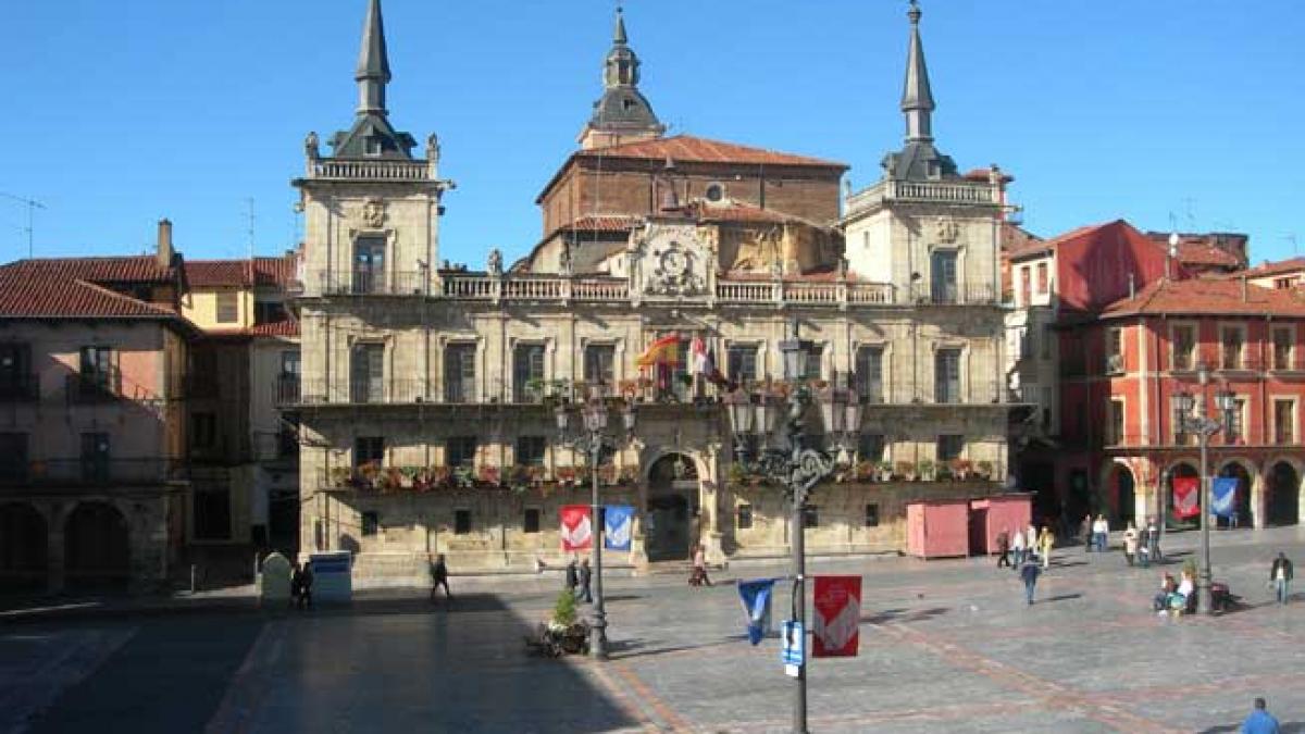 Plaza Mayor. Leon.
