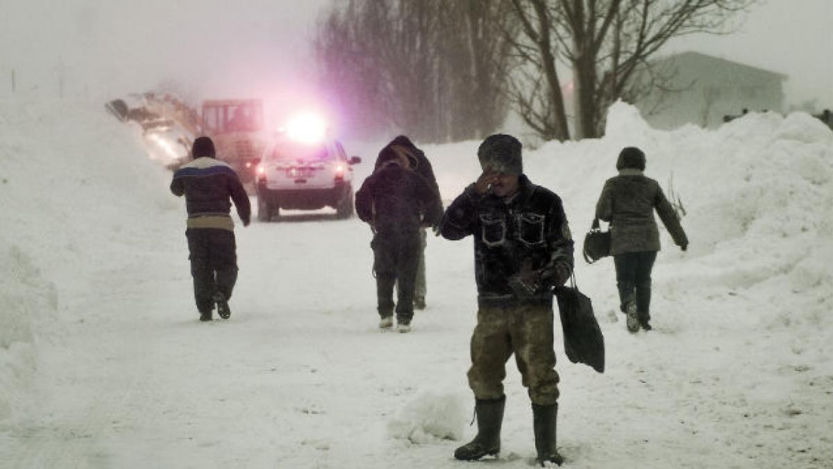 50 de jandarmi şi poliţişti, în căutarea unui tânăr care a dispărut în timpul viscolului