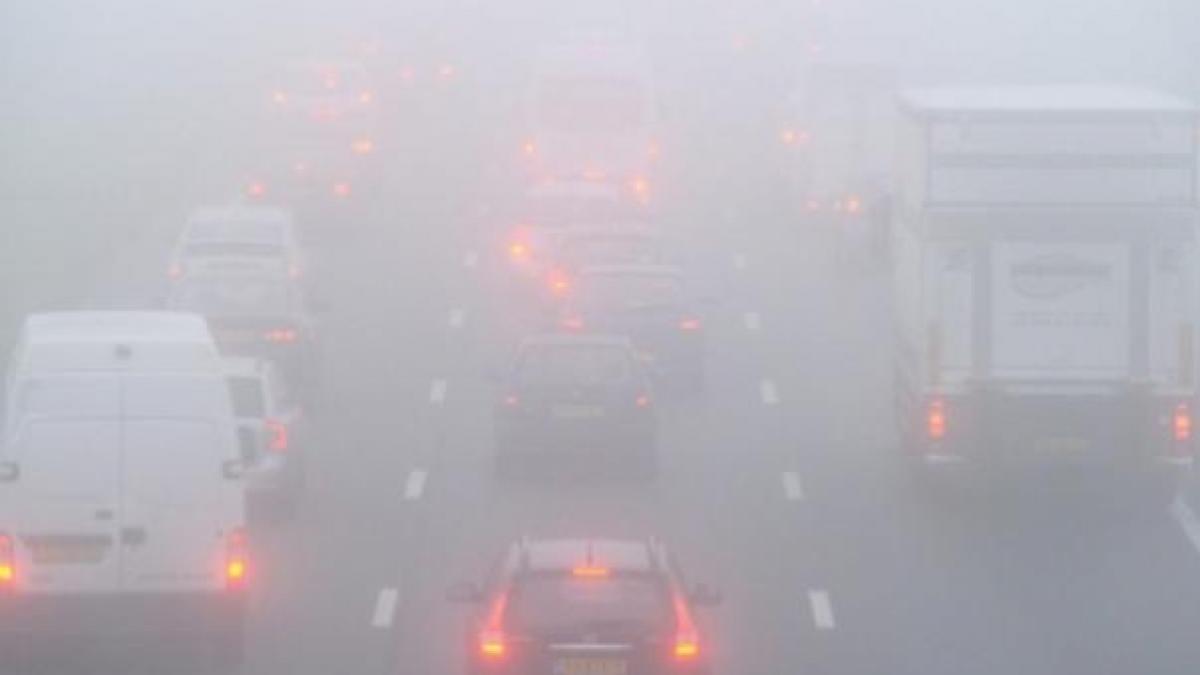 COD GALBEN de ceaţă pentru Vrancea, Vaslui şi Galaţi. Sunt vizate inclusiv E85 şi drumurile naţionale şi judeţene aferente