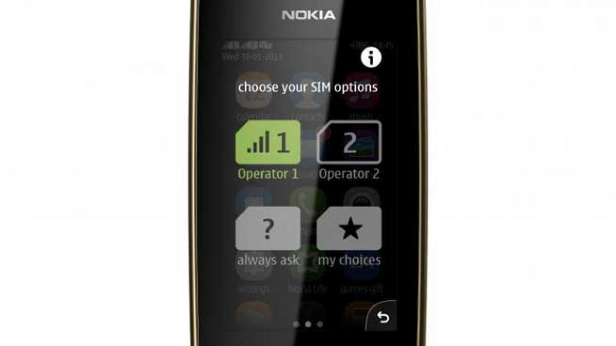 Asha 310, primul Dual SIM cu WiFi