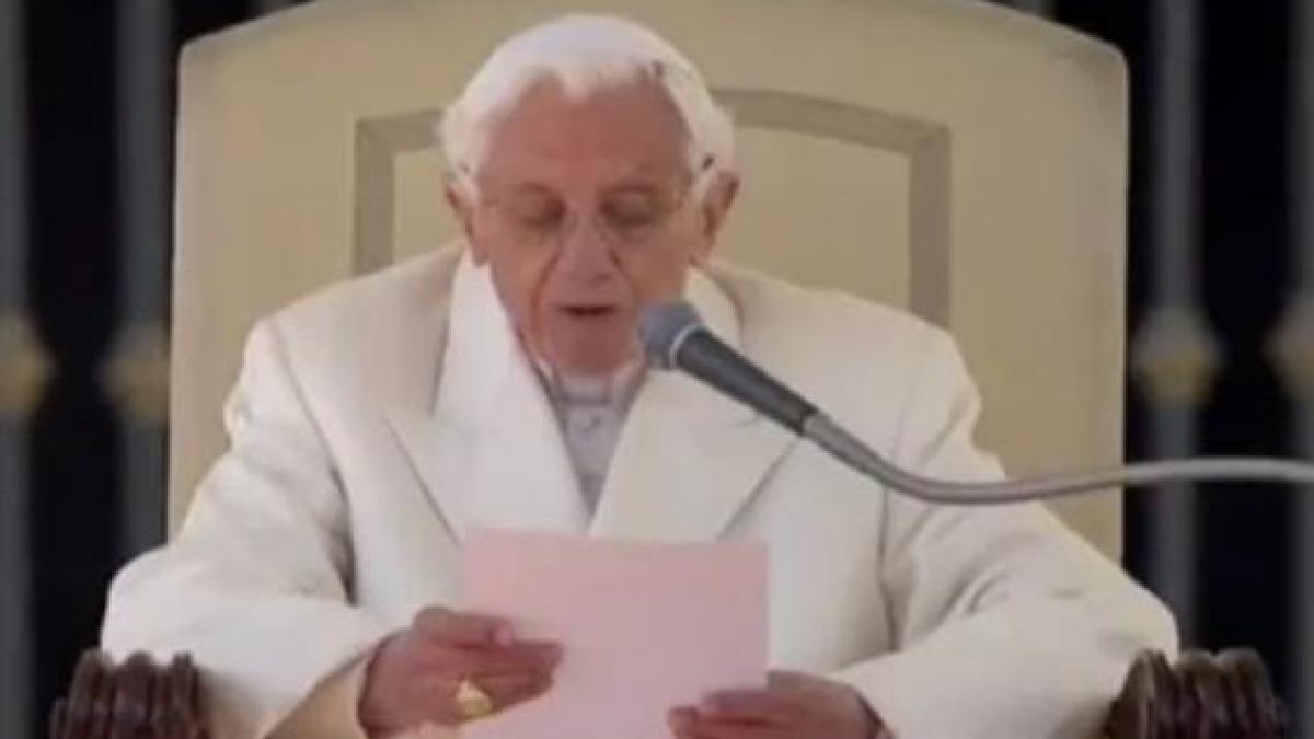 În ultima postare pe Twitter, Papa Benedict al XVI-lea le mulţumeşte credincioşilor pentru iubirea lor