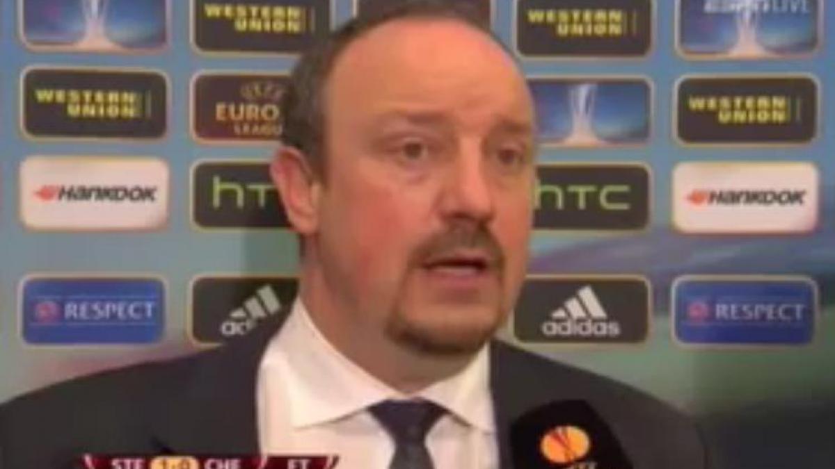 Antrenorul lui Chelsea, Rafa Benitez: Am fost peste Steaua! Terenul a fost foarte greu, dar până la penalty am controlat jocul (VIDEO)
