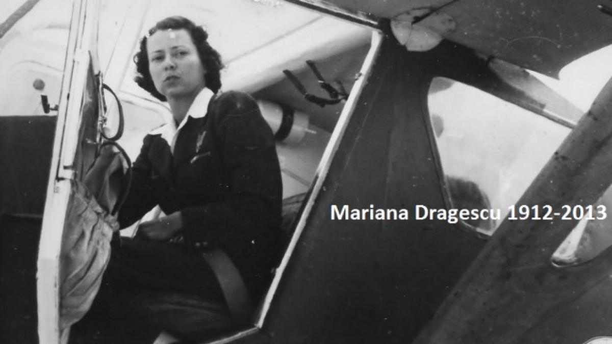 Mariana Drăgescu, fost pilot în "Escadrila Albă", a încetat din viaţă la vârsta de 100 de ani
