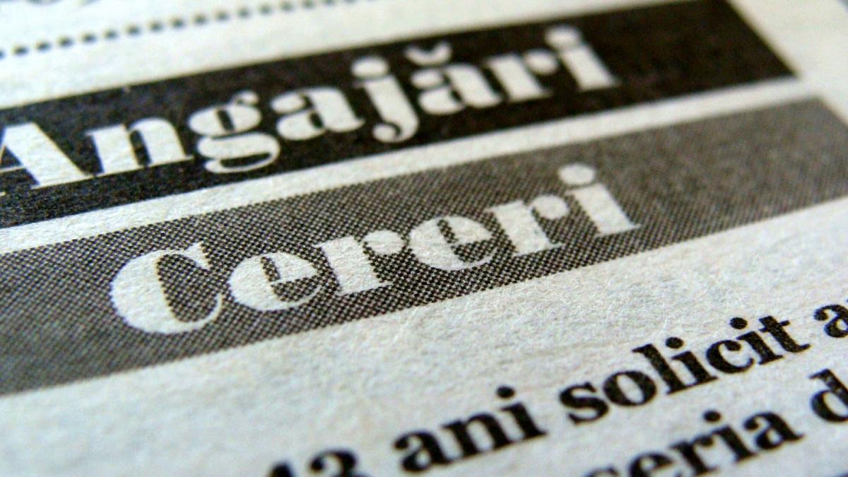 INS: Numărul mediu anual al locurilor de muncă vacante a scăzut în 2012