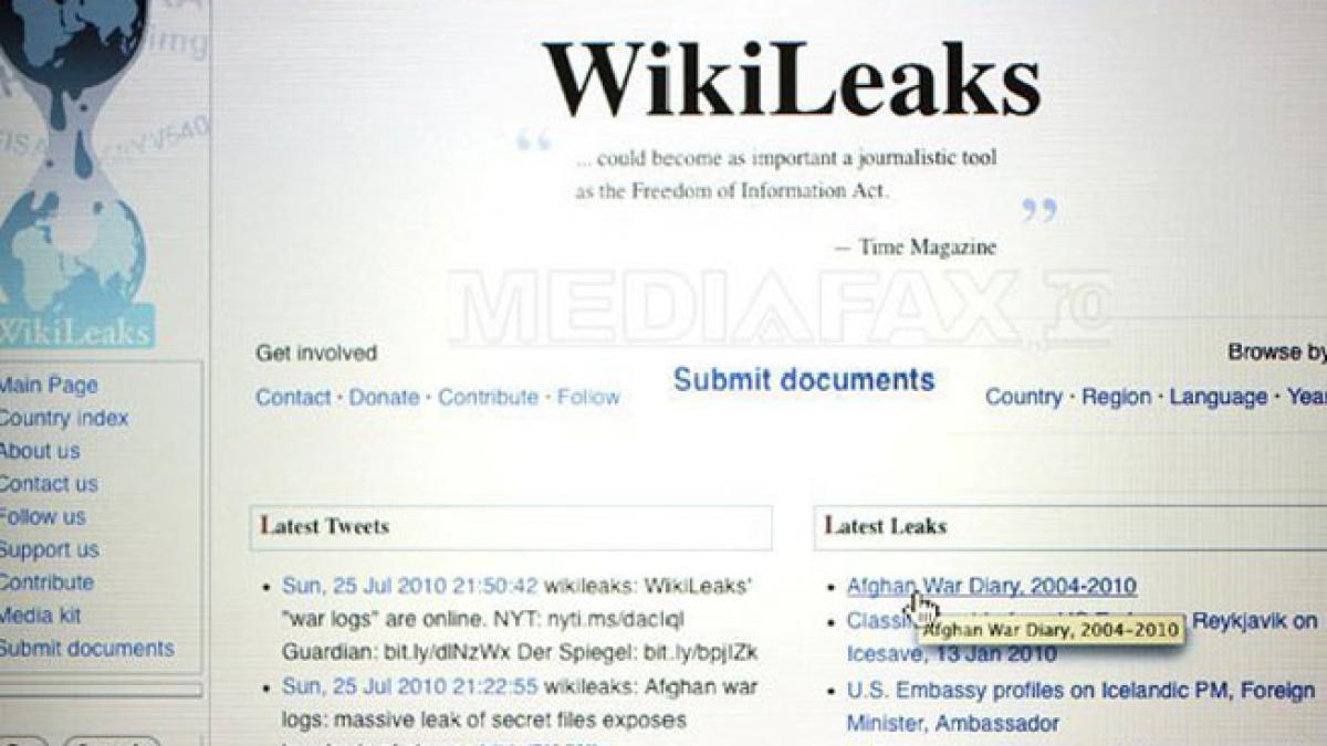 Wikileaks va publica astăzi peste 1,7 milioane de document secrete din anii '70
