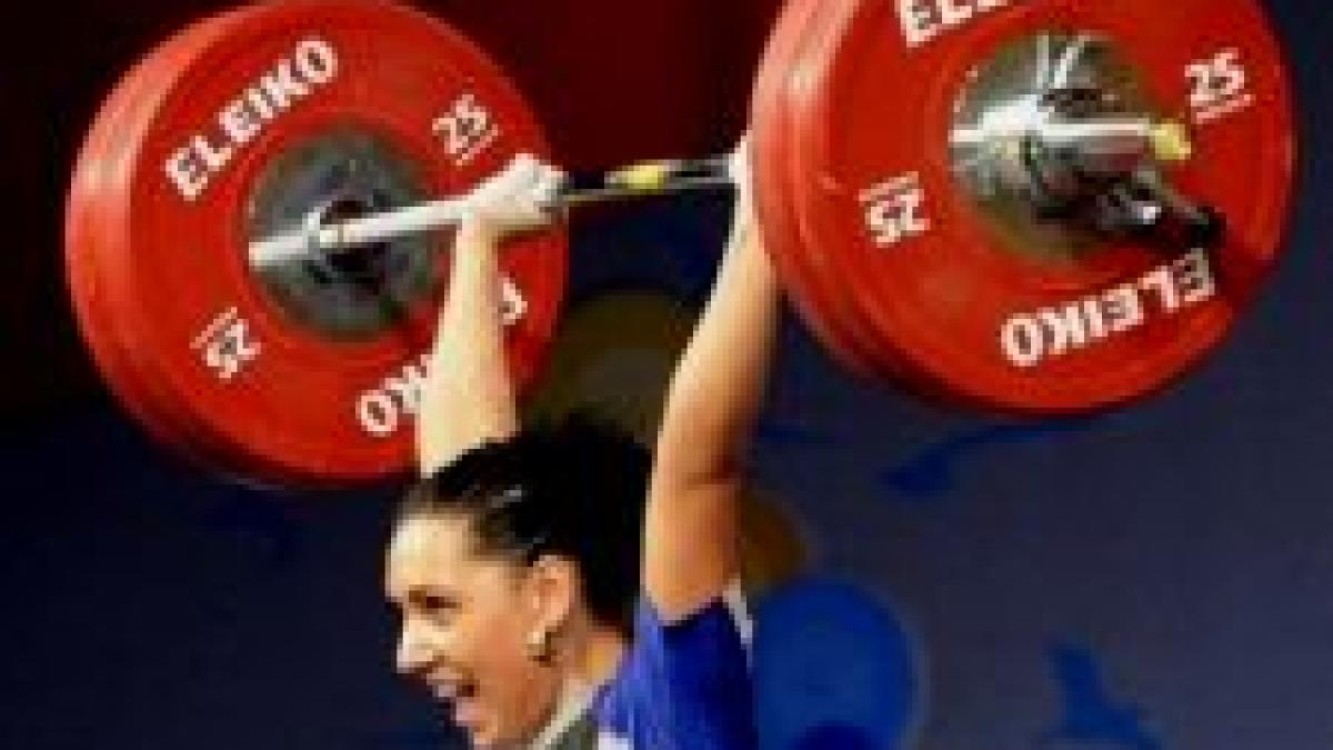 Elena Ramona Andrieş, medalie de bronz la Campionatele Europene de haltere