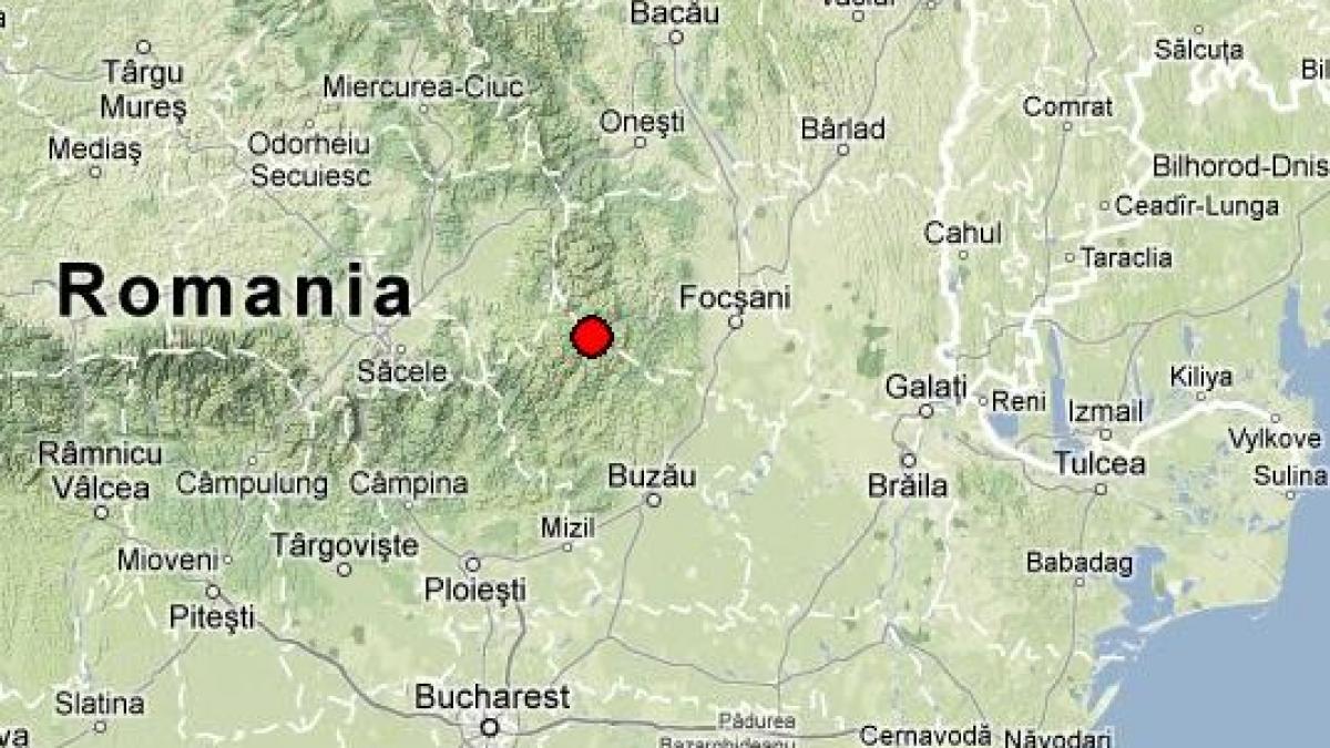 Cutremur în Vrancea. Seismul a avut loc la o adâncime de 81 kilometri