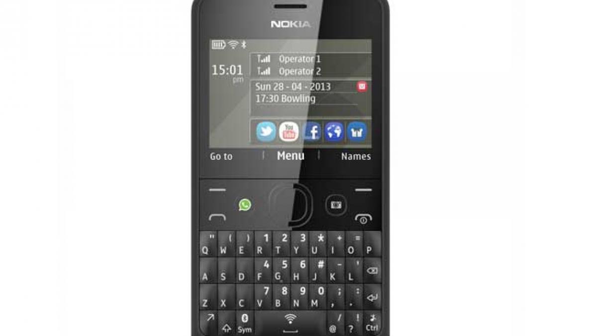 Smartphone social: Asha 210