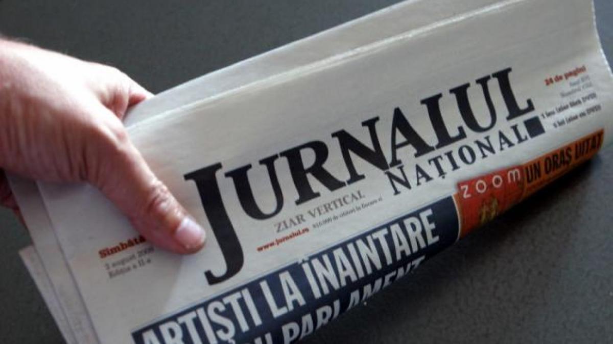  Jurnalul Național, numărul 1!