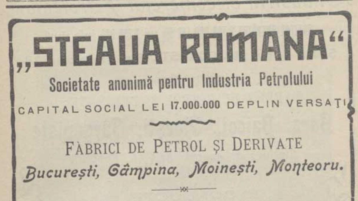 Istorii din Bucureşti. «Steaua» petrolului românesc