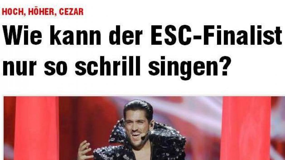  EUROVISION 2013. Bild îl laudă pe Cezar, Der Spiegel crede că europenii din Est vor vota contra Germaniei, din cauza cancelarului Angela Merkel!